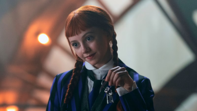 Evie templeton as agnes in wednesday season