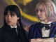 Jenna ortega as wednesday addams and emma myers as enid in wednesday season