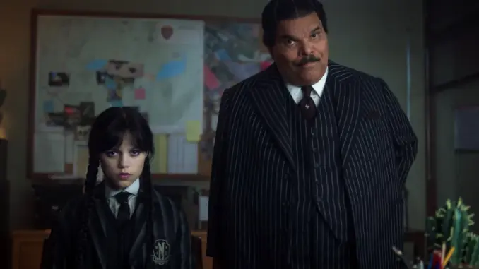 Wednesday jenna ortega luis guzman netflix